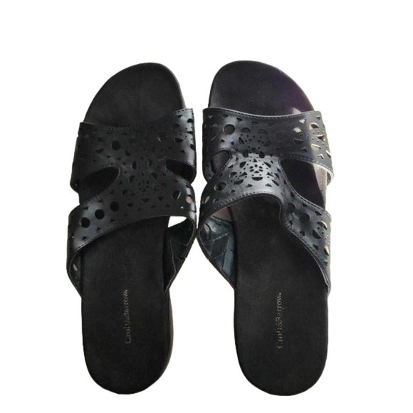 EUC Croft & Barrow Leather Flip-flops - Picture 1 of 5